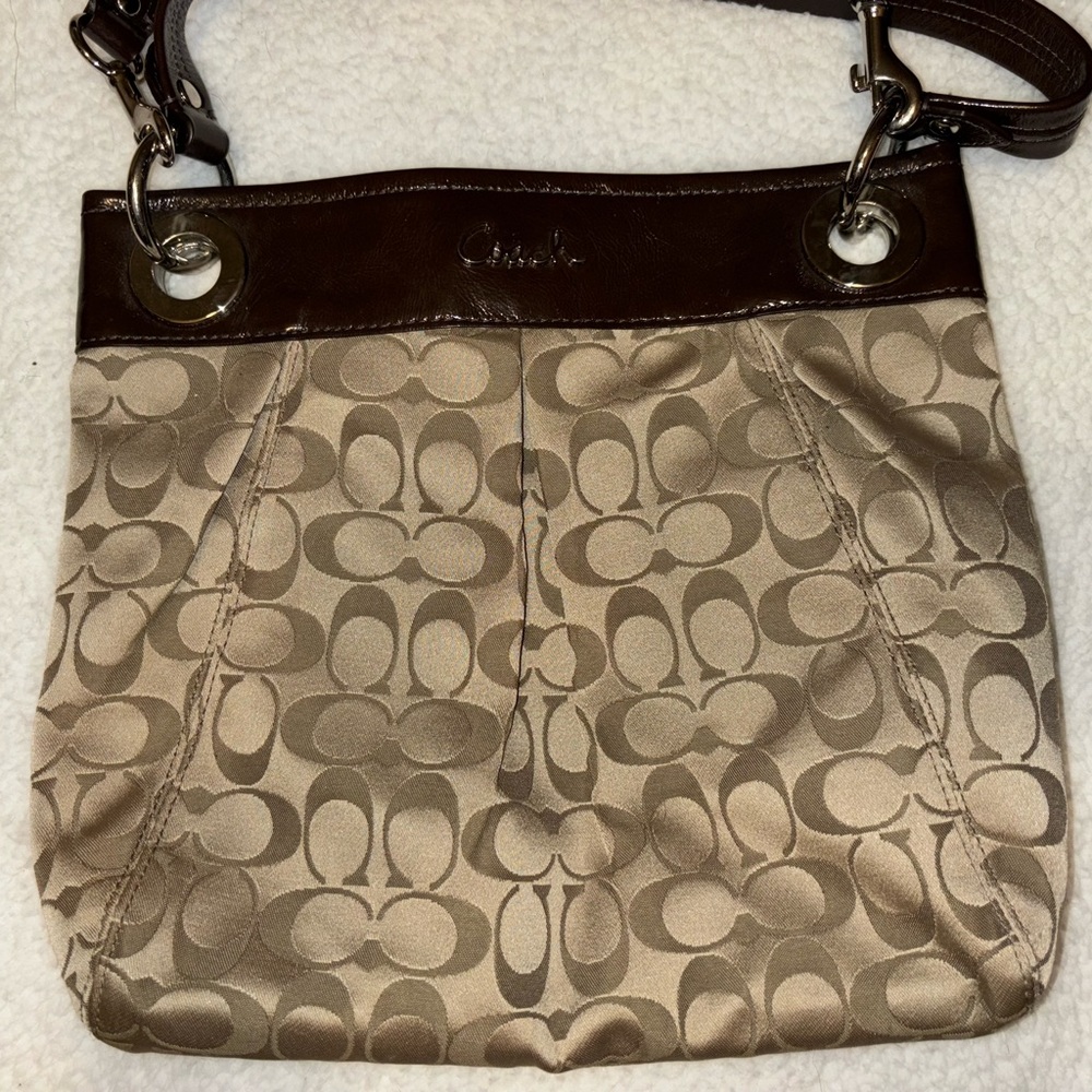 Coach Monogram Crossbody Bag